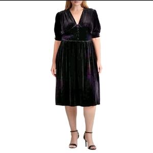 Ralph Lauren Black Label Velvet Dress